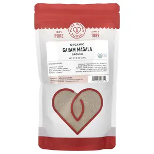 Pure Indian Foods Organic Garam Masala, Ground, 8 oz (226 g)