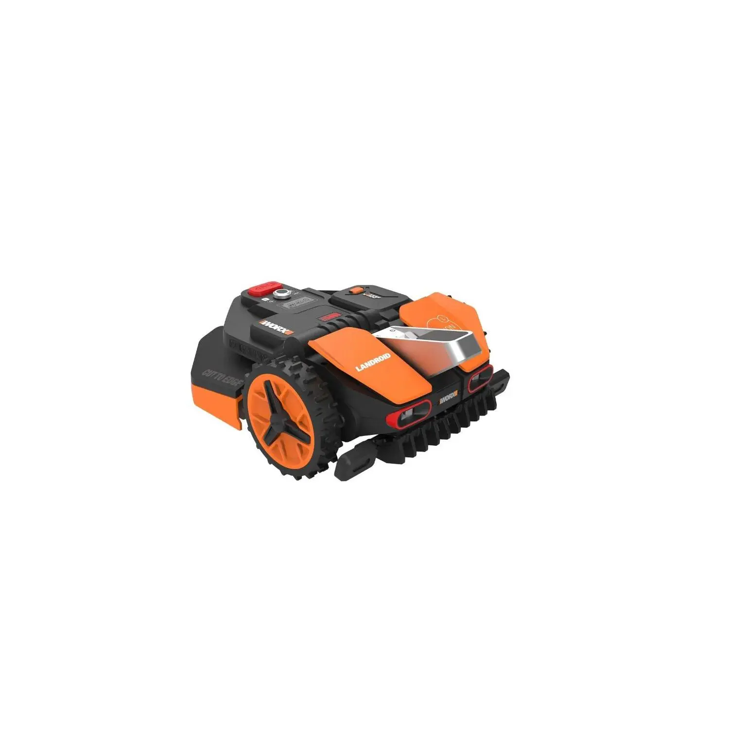 WORX Landroid Vision WR208 Wire-Free WiFi-Enabled Robotic Lawn Mower Complete Kit - 20V 4.0Ah Lithium, Easy Setup, AI-Powered Mowing, Active Obstacle Avoidance, Uneven Terrain Compatibility, Rain Detection, 34.7 Lbs, Automatic, Lithium Ion