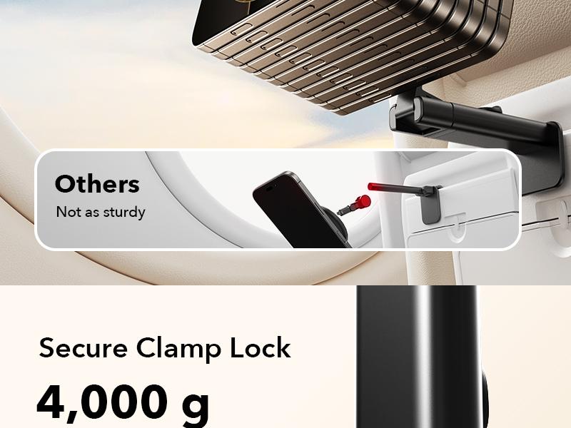 ESR MagSafe Phone Holder for iPhone 17/16/15/14/13/12 Portable Travel Stand with Metal Ring Airplane Travel Essentials Foldable & Portable 360° Rotation