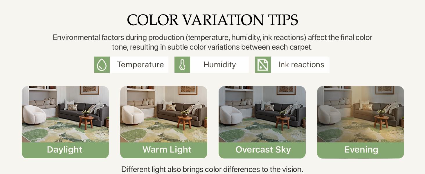 GENIMO Non-Slip Vintage Rugs, Low Pile Lightweight Print Carpet for Living Room，Bedroom, Office, Dining Room, Machine Washable Rug