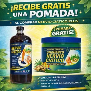Promoción de Tónico con UNA Pomada de ciático GRATIS