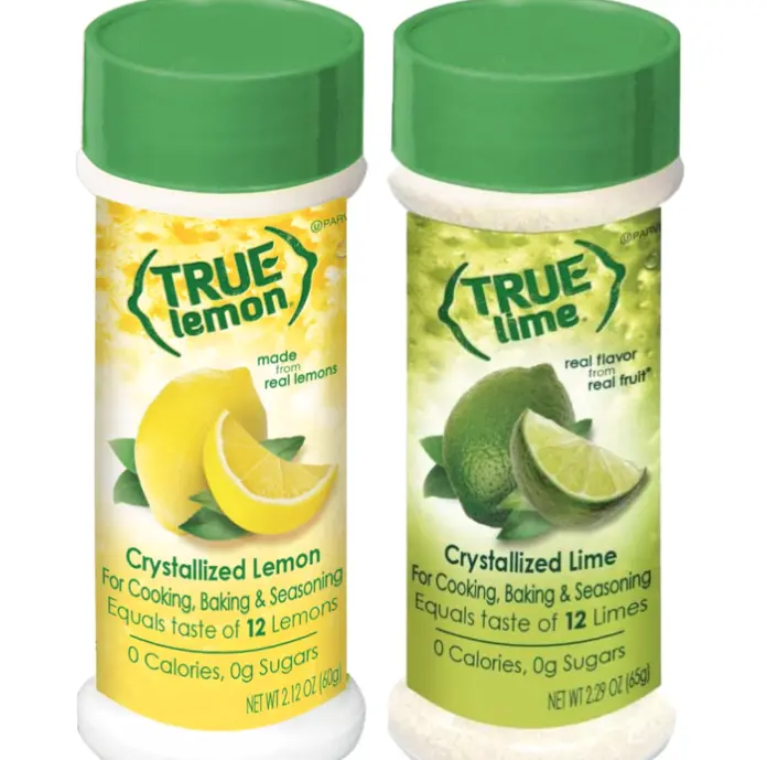 True Lemon Two Pack - Lemon Shaker and Lime Shaker, Powder
