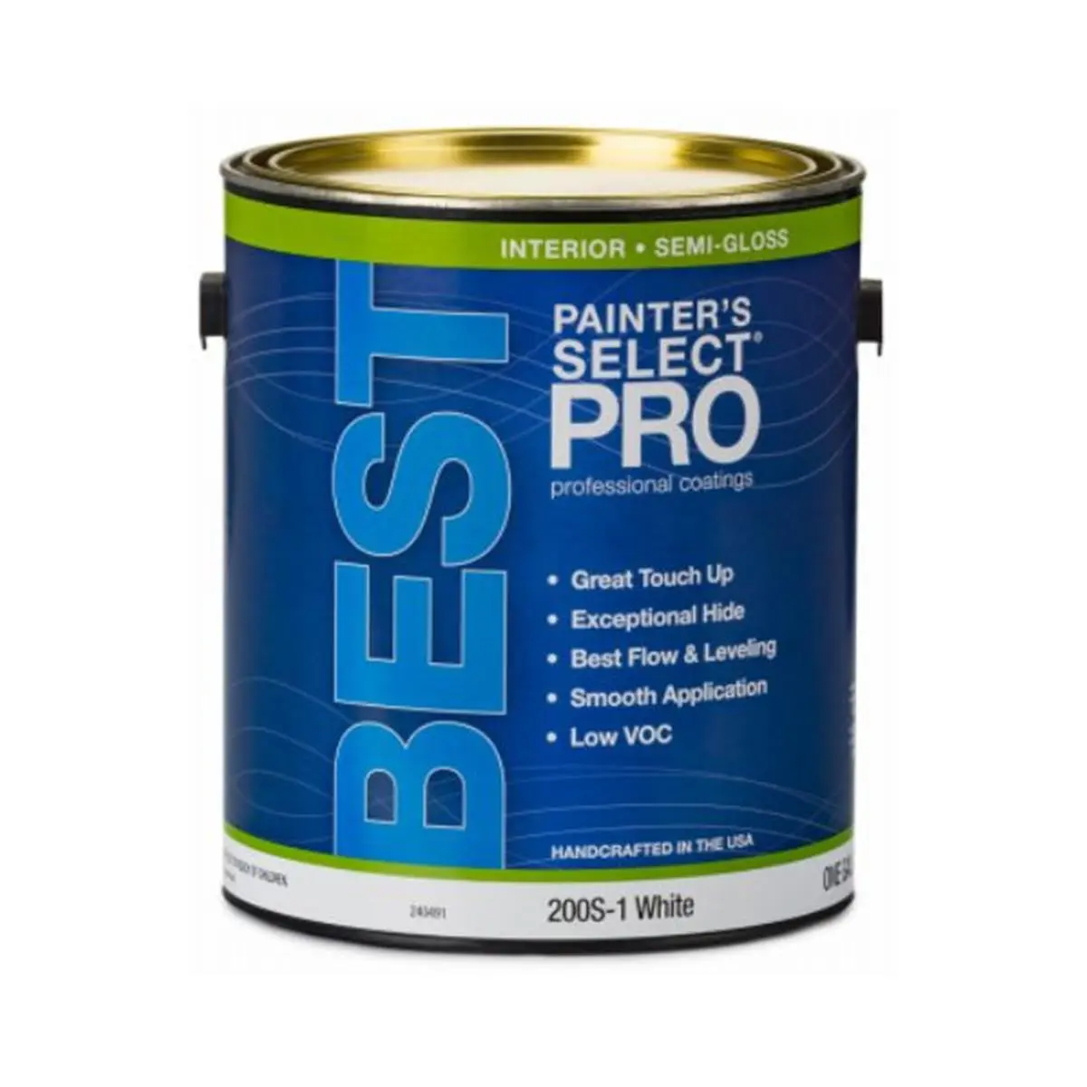True Value Manufacturing 240491 Semi-Gloss Wall Paint, 1 Gal 200S White Interior Coating for Art & Cultural Collectible Display