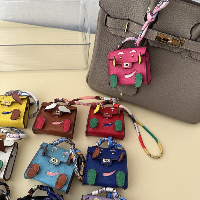 Mini Tiny PU Leather Handbag Decoration Pendant Bag For Airpods 4 3 2 Pro 2 For Galaxy Buds 3 3Pro 2 2Pro/Buds FE Headphone Case