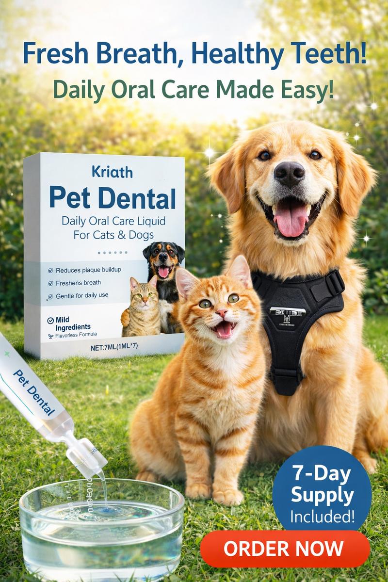 Pet Dental Oral Care Solution – Easy Daily Dental Care for Your Pet