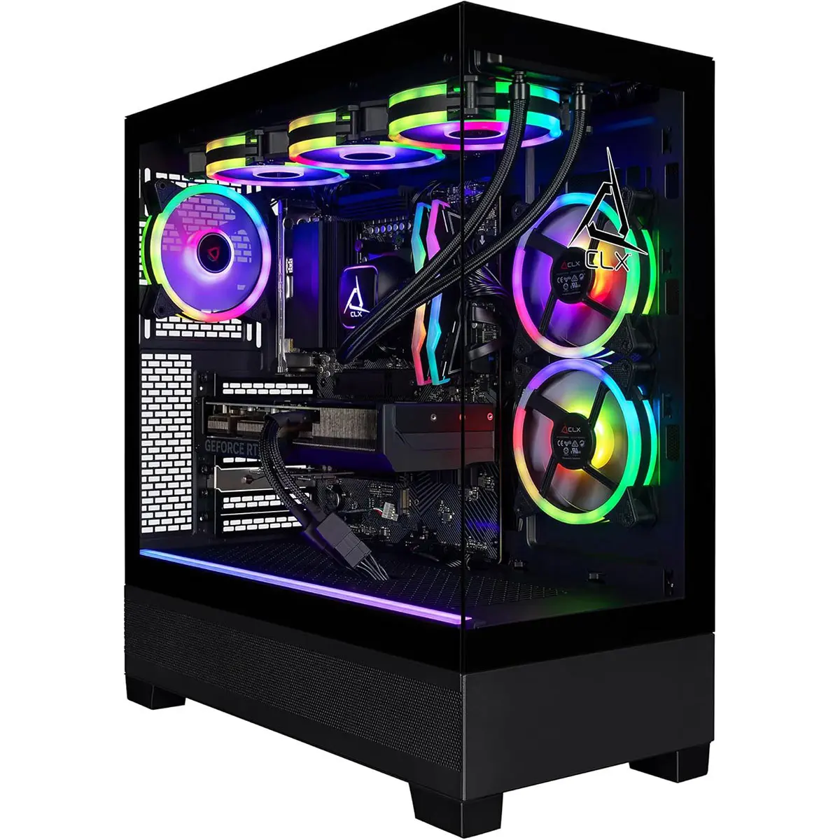 CLX SET Fully Built Gaming PC (Gaming Desktop Computer), Intel Core i9-14900KF 3.2GHz, 64GB RAM, 2TB SSD + 4TB HDD, NVIDIA GeForce RTX 5080 16GB, Windows 11 Home, Black PC Fully Built