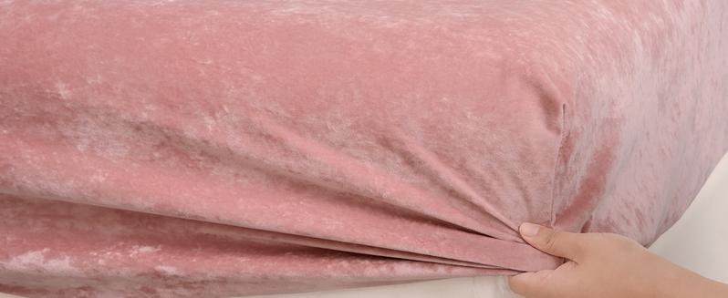 PHF Truly Velvet Fitted Sheet, Luxury Super Soft Cozy Fuzzy Fleece Bottom Sheet, Deep Pocket Up to 16",Strenghth Elastic Band, Suitable for Fall Winter Spring