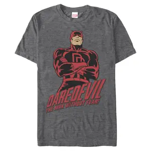 Men's Marvel: Daredevil Comic Pose Logo T-Shirt