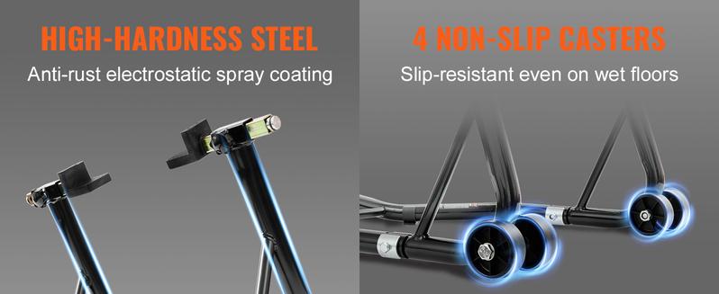 VEVOR Motorcycle Stand Lift, Various specifications, Front Rear Combo Stand Lift Stand, U+L Fork Swingarm Spool, Compatible with Most Yamaha Honda Kawasaki Suzuki Motorcycles, Black, Motorcycle bike stand
