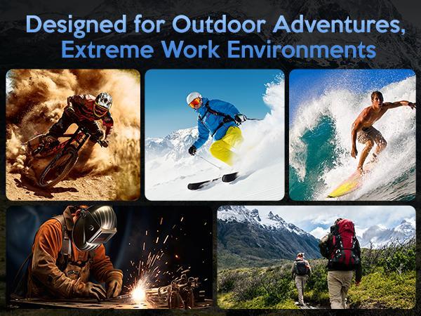 FOSSIBOT F105 Rugged Phone Unlocked 10300mAh Battery Cell 6.74" HD+Display 12GB RAM(4+8)/64GB ROM 20MP Camera 4G Dual SIM Android 14 Waterproof IP68/IP69K Outdoorfun(NOT Compatible with AT&T, Cricket, and Verizon )