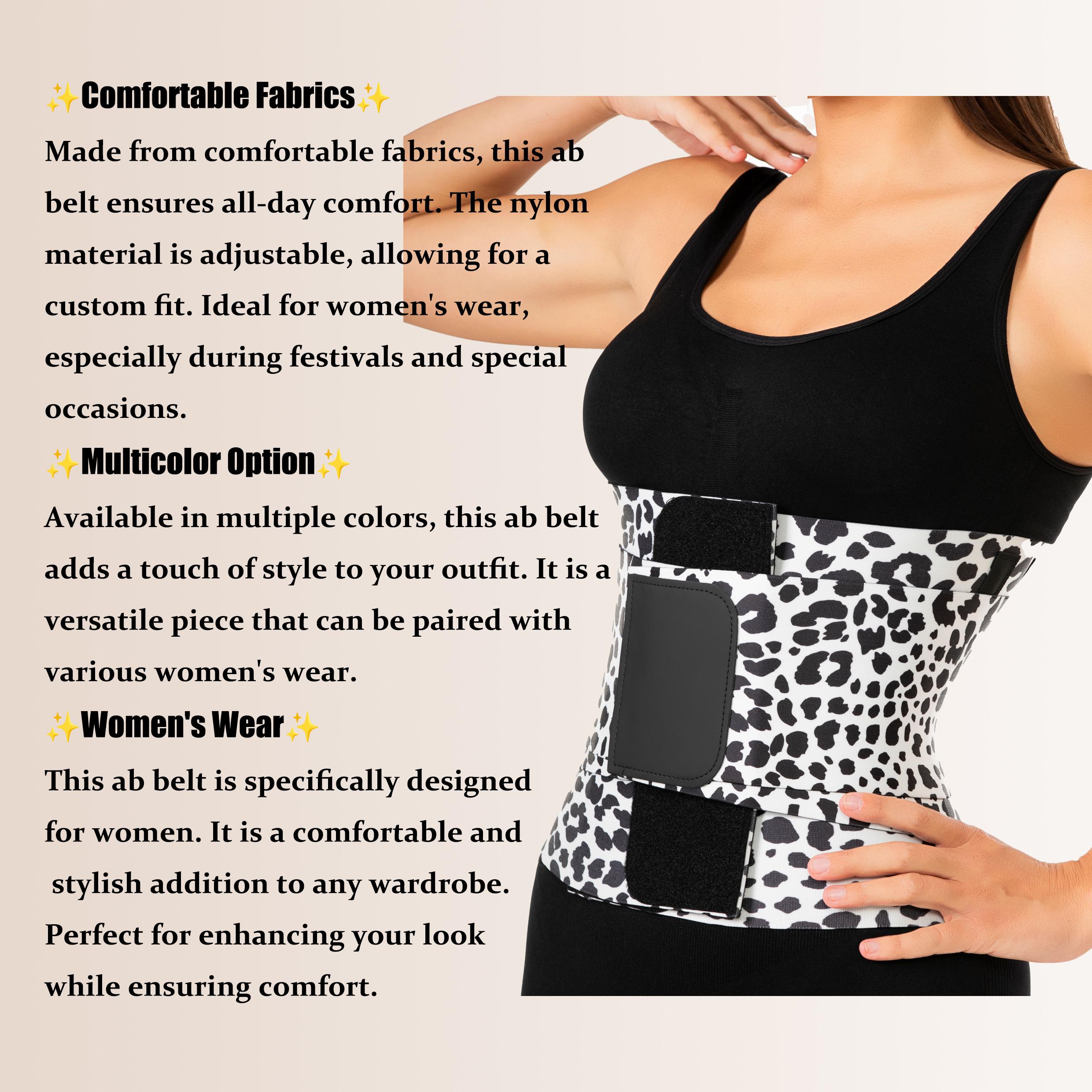 Waist Cincher Ab Belt Tummy Control Body Shaper with Triple Wrap Women Comfortable Fabrics Nylon Adjustable Multicolor Lady Festival Womenswear Lady Comfort Fabrics Womenswear Waist Trainer Deals For You Days