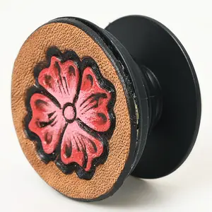 American Darling Hand Tooled Painted Floral Popsockets for Phone Grip Stand