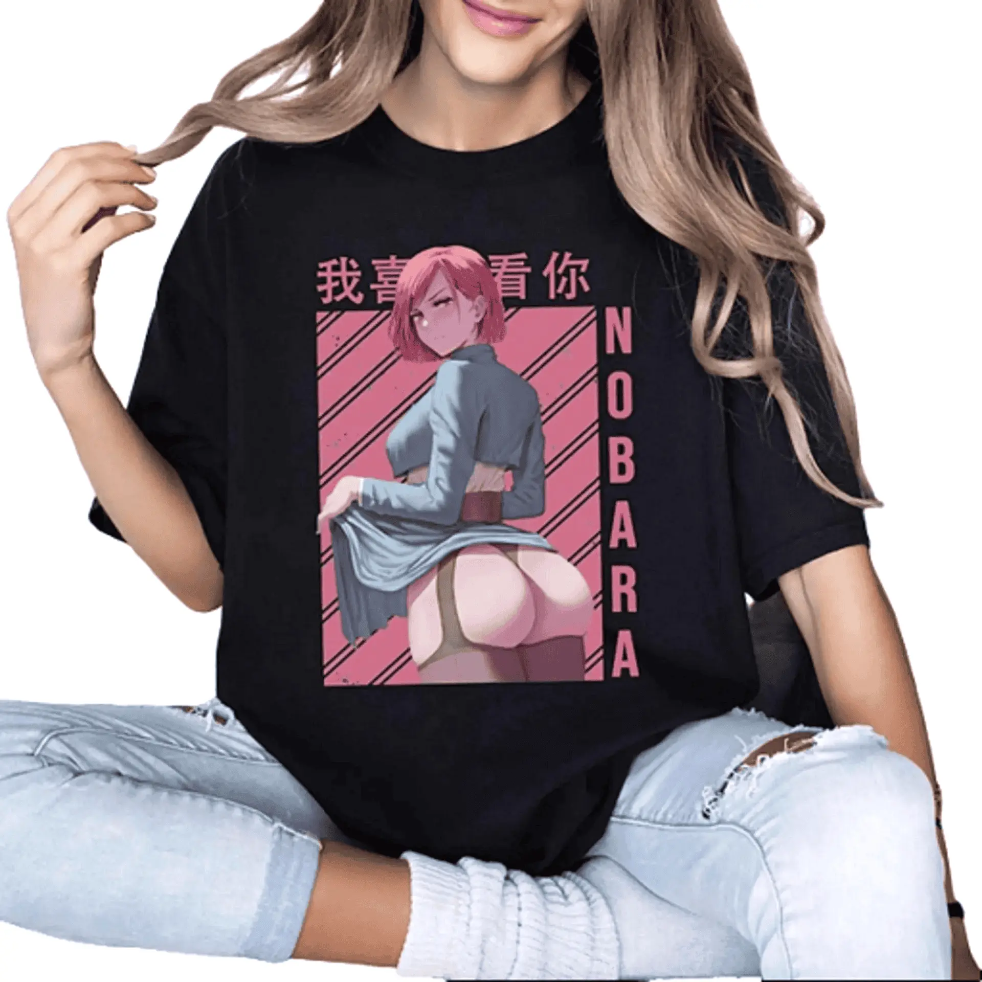 Anime Kugisaki Nobara Shirt, Anime Lover Shirt, Anime Manga Shirt, Anime Nobara Gift Men And Women T-Shirts