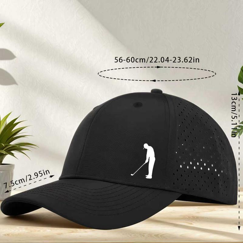 Men'S Quick-Dry Golf Cap with Perforated Mesh Back & Golf Swing Design - Breathable Trucker Hat, Lightweight All-Weather Golf Hat for Golfers, Casual Outfits - Available In, Navy, Olive, Brown, Green, Red, - Ideal Gift For Golf Enthusiasts，Unisex