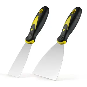 2-Pack Putty Knife Set – 2" & 4" Stainless Steel Scrapers for Drywall Repair, Paint, Putty, and Wallpaper Removal