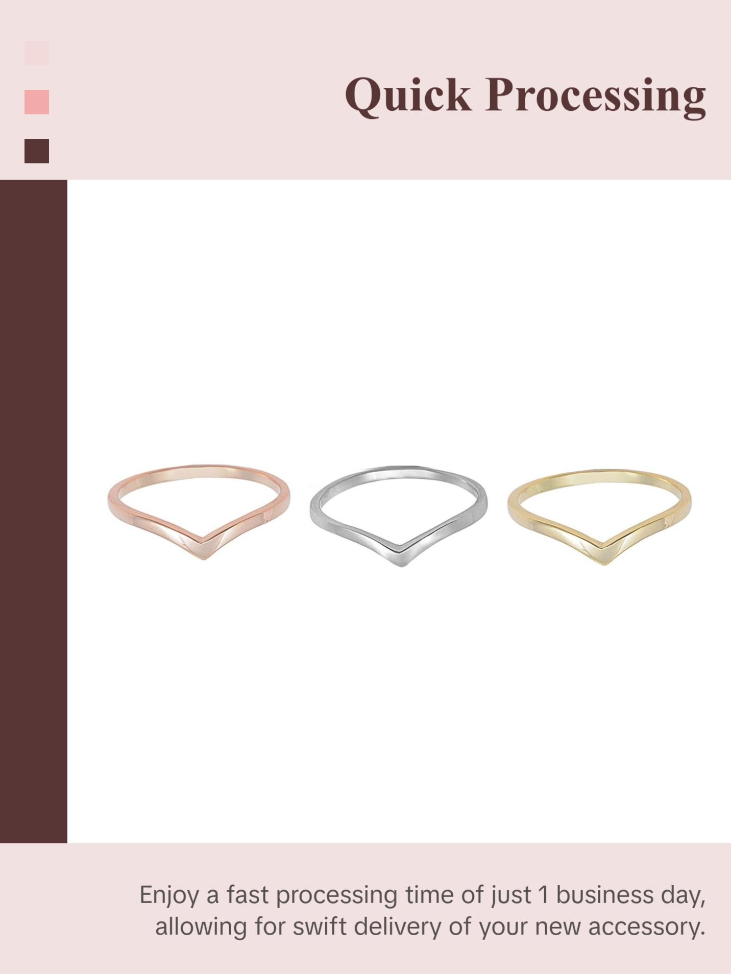 Chevron Ring - Wishbone Ring