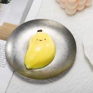 Mochi Banana Squishy Toy – Handmade Silicone Stress Relief Squeeze Toy (Not Edible)