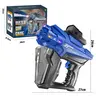 udroll Electric Water Blaster - Rechargeable High-Speed Motorized Pool Party Spray Toy, Continuous Spray with LED Pulse Light Show, Rechargeable 3.7V Lithium-Ion, Outdoor Unisex Toy Ages 14+