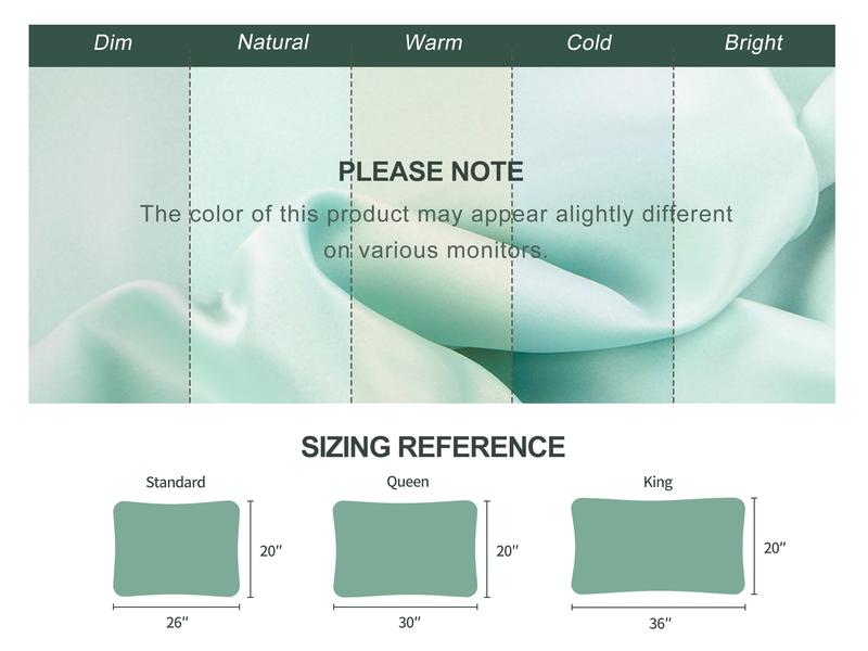 NTBAY Zippered Satin Pillow Cases for Hair and Skin, Luxury Standard Hidden Zipper Pillowcases Set of 2