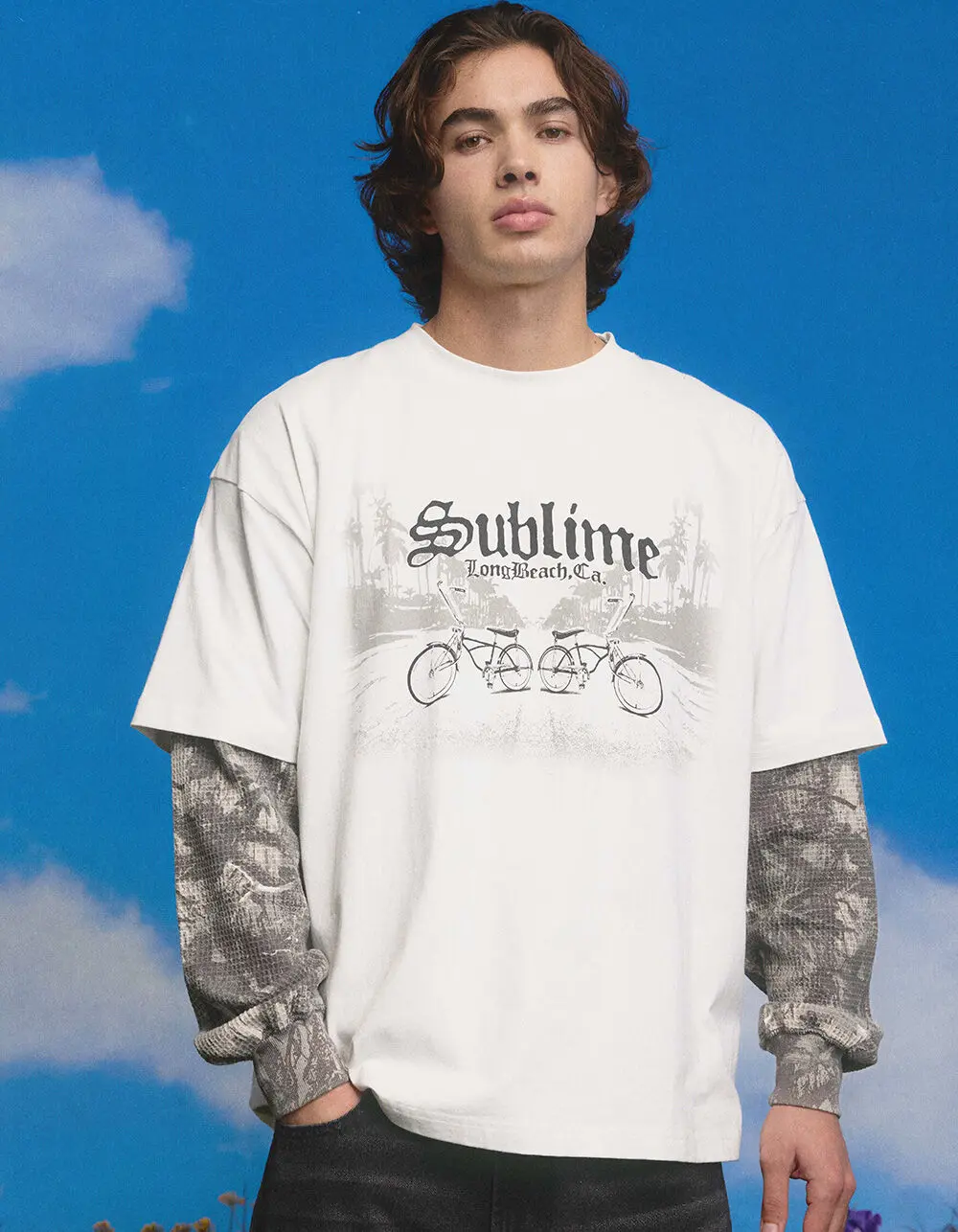 SUBLIME Long Beach Mens Boxy Tee