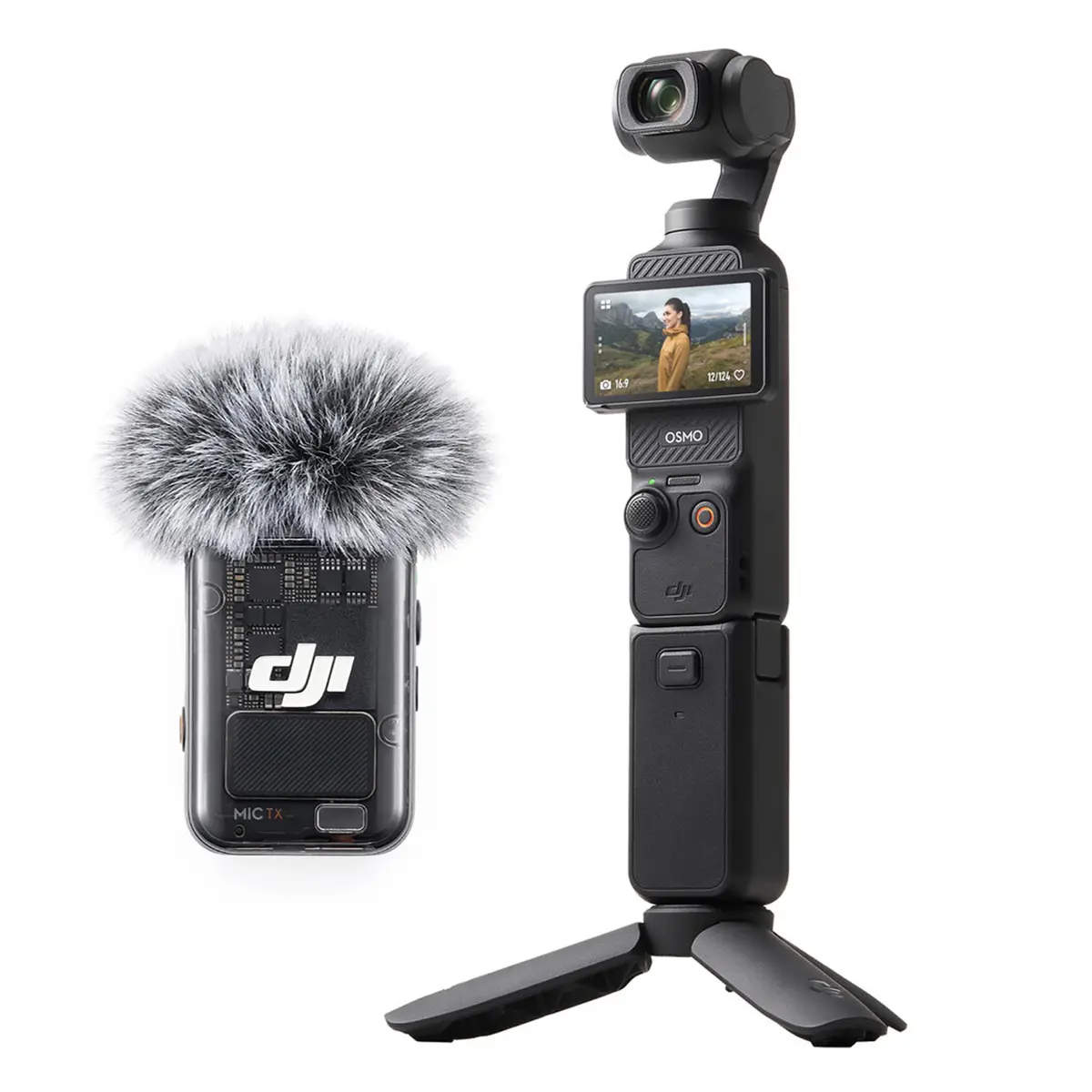 DJI Osmo Pocket 3 Gimbal Camera Creator Combo - Compact Content Creator Kit with Wireless Photography Tool, Essential Accessories, Reliable Connection Support, Live Streaming Equipment, Webcam for Nature Photography