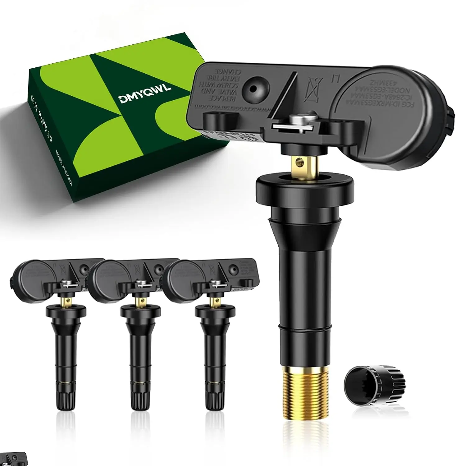 TPMS(Tire Pressure Sensor) with Grand Cherokee/Charger/Durango/Ram1500 4PCS | 433Mhz Pre-Programmed TPMS With Grand Cherokee 2011-2015|Ram 1500 2010-2013|Durango 2011-2015|Charger 2010-2020/OE#56029398AB
