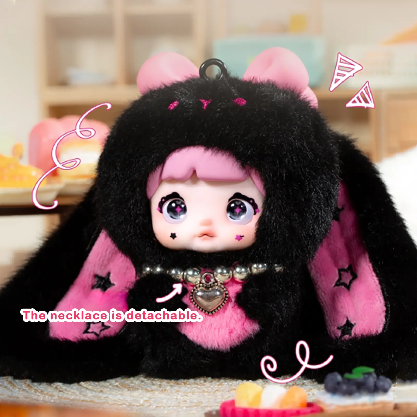 Nommi Baby Sweetheart Bunny Theme Plush Figurine Blind Box - Sealed Set for Collecting Fun