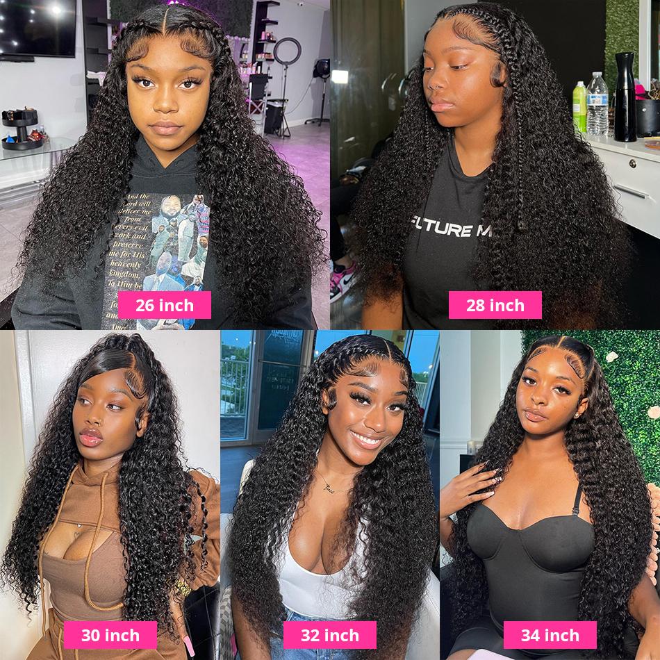 180Density 12~36Inch Jerry Curly Lace Front Wigs Human Hair 13x4 Curly HD Transparent Lace Front Wigs Human Hair Pre Plcked Human Hair Wig For Women 180Density 12~36Inch Jerry Curly Lace Front Wigs Human Hair 13x4 Curly HD Transparent Lace Front Wigs Human Hair Pre Plcked Human Hair Wig For Women