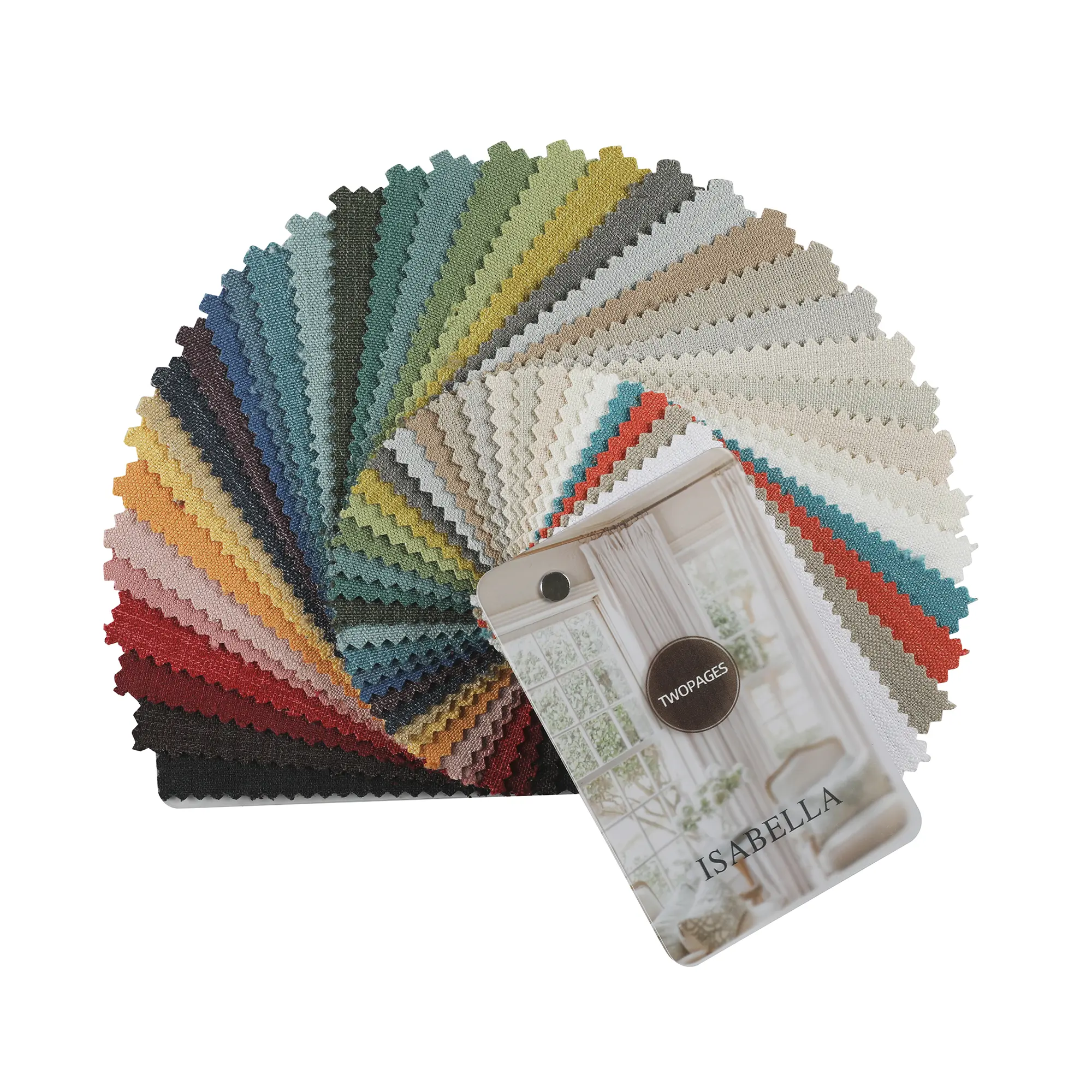 TWOPAGES Isabella Classic Single Heavyweight Curtain Fabric Swatch - 500gsm Neutral Plain Solid Breathable Eco-Friendly Cotton-Polyester Blend, Blocks 80-85% Sunlight Shading, 37 Colors, for Drapes/Roman Shades, Dry Clean Only, Indoor Home Use, Home Inter