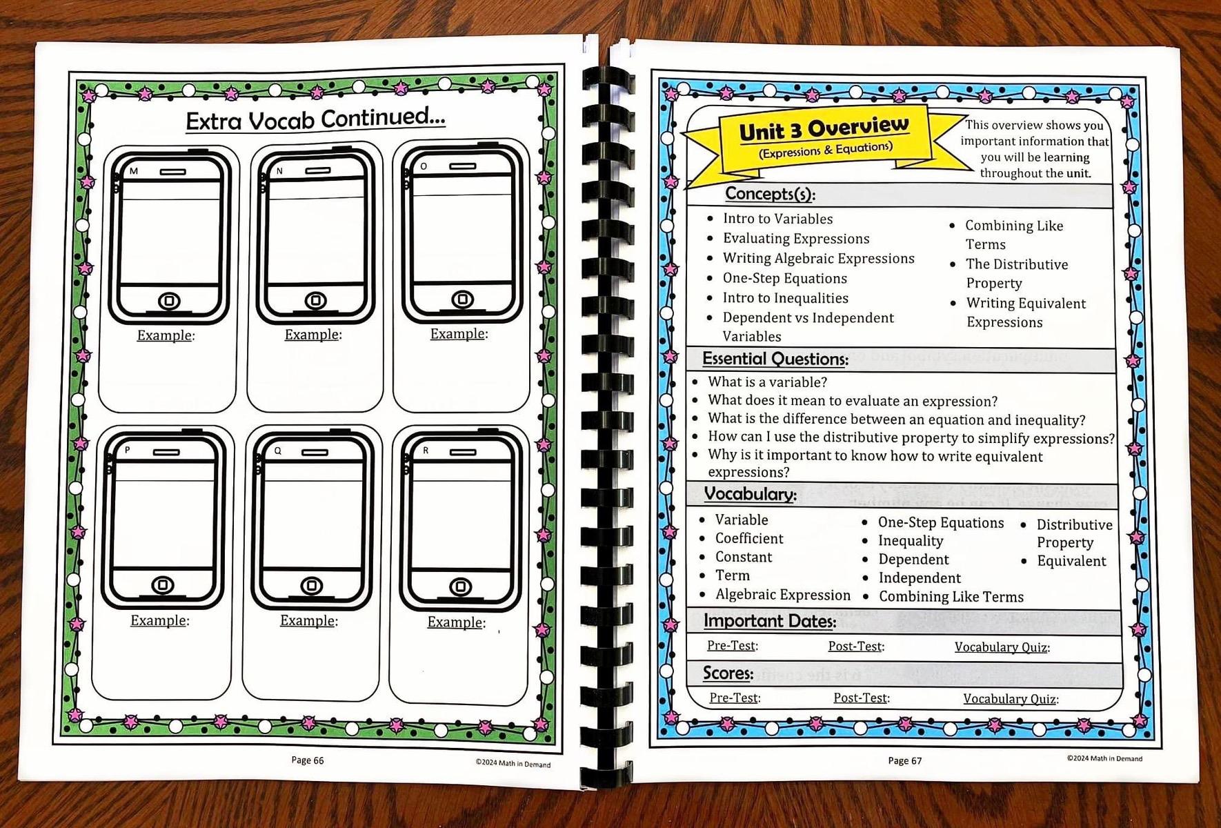 6th Grade Math Workbook