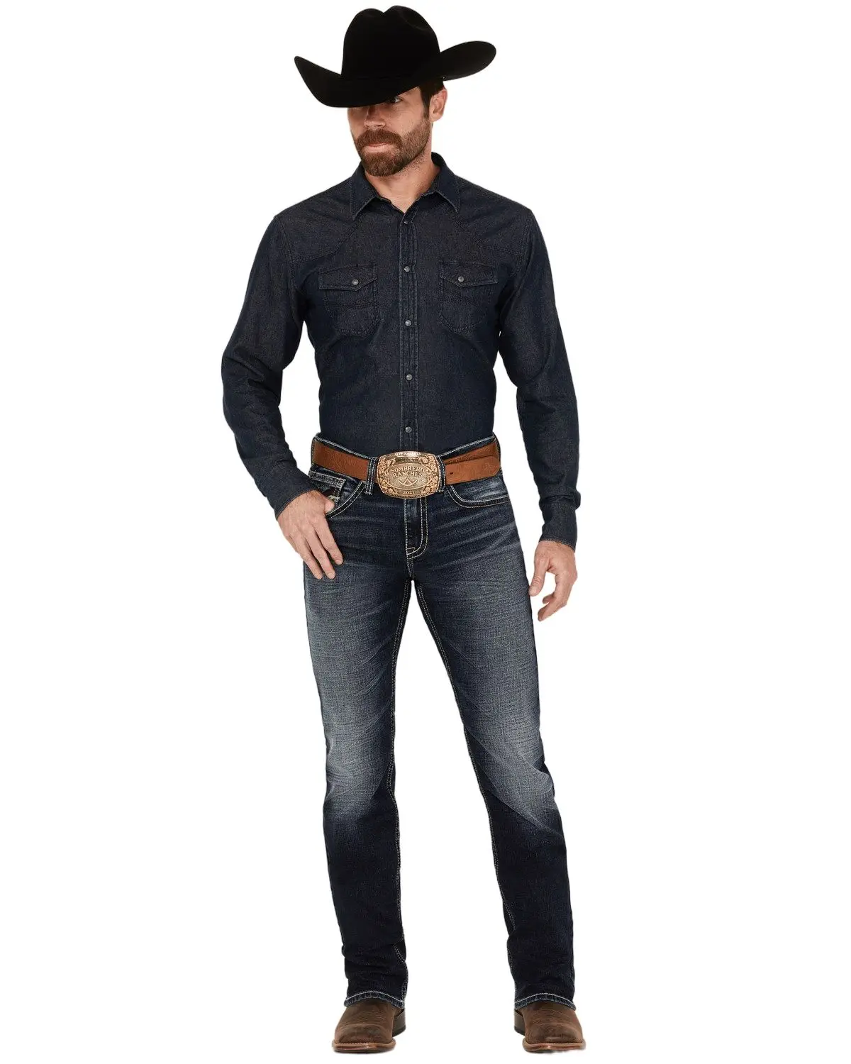 Cody James Men's Moonbeam Wash Jackson Slim Straight Stretch Denim Jeans - Cjfa23j13-Dkw