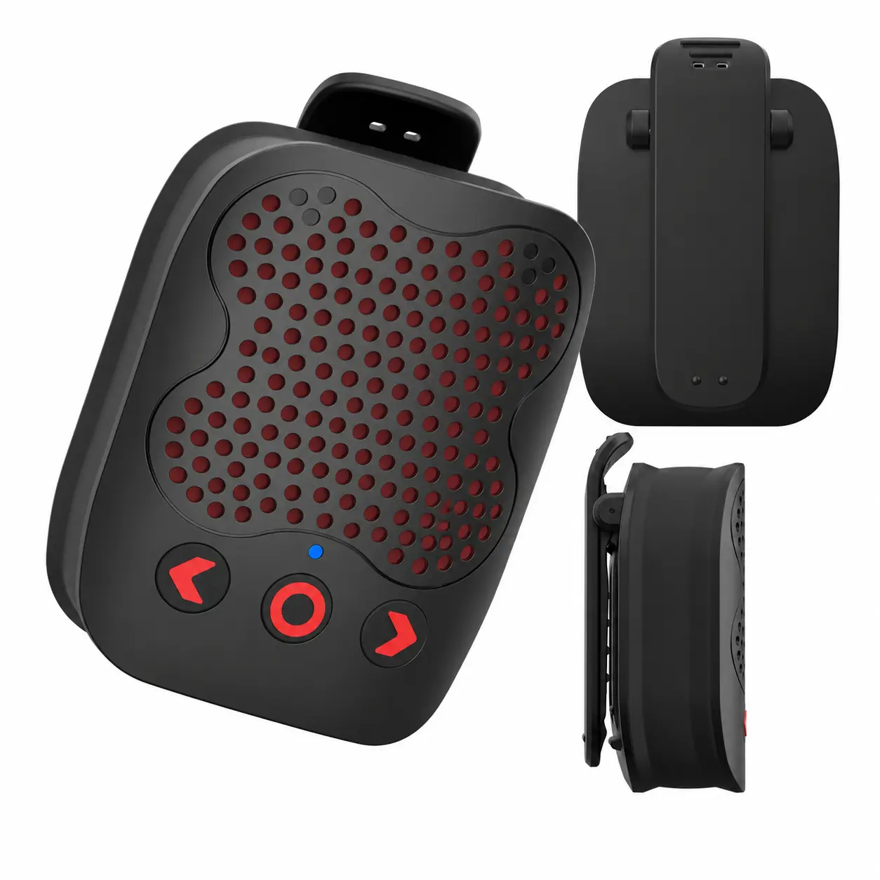 Wearable Bluetooth Speaker, Magnetic Clip-On Portable Wireless Speaker, Bluetooth 5.4, 6W Max, TWS Stereo Pairing, Compact 80g Mini Speaker for Work, Walking, Travel & Outdoor Use