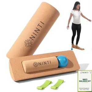 Ninti Balance Board - Premium Cork for Enhanced Foot Function, Improve Mobility & Stability