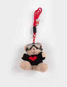 FULL TILT Aviator Bear Bag Charm, Multi-Colored