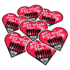 OT7 World Tour Freebies, Arirang Vinyl Concert Stickers, K-Pop Fan Merch, Matte Finish Collectible Gift