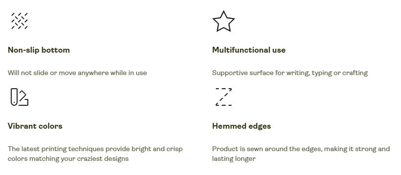 Abstract Dollar Bill Desk Mat Colorful Graffiti Mouse Pad