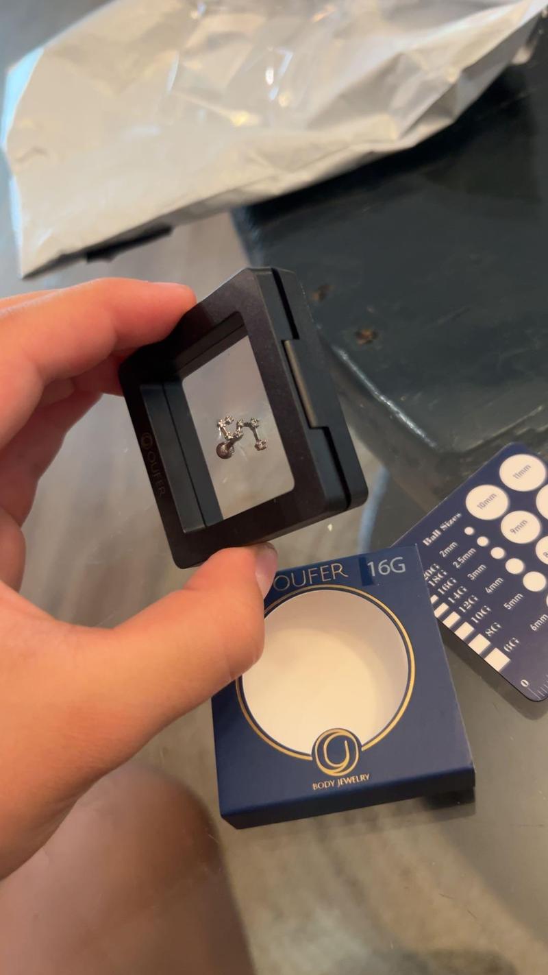 Oufer 16G Zodiac Sign Twelve Star Constellation Cartilage Lobe Earring Stud  Aries, Taurus, Gemini, Cancer, Leo, Virgo, Libra, Scorpio, Sagittarius, Capricorn, Aquarius in 316L Stainless Steel