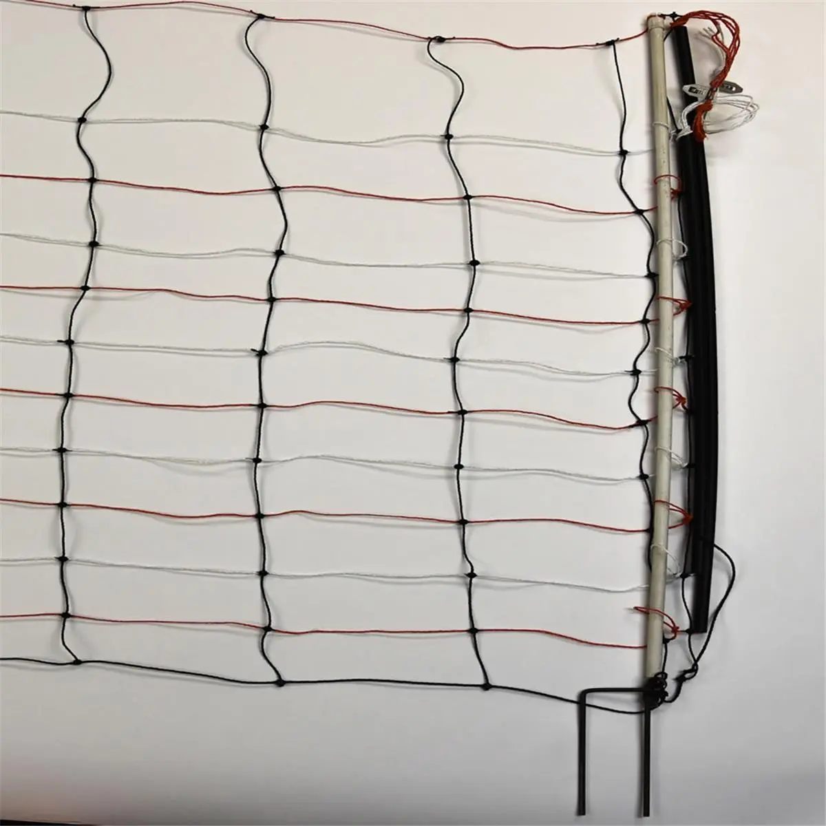 Patriot 828941 Positive-Negative Electric Barrier Net - 164 ft Length, Green/White/Orange Colors, Enhanced Grounding, Patriot Crimp Sleeves, for Bird Netting Plant Care & Support