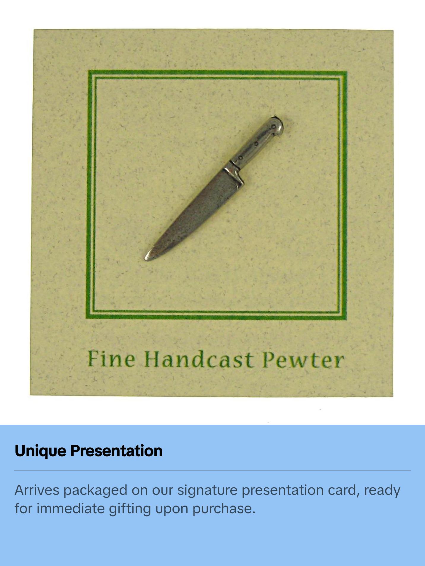 Chef's Knife Lapel Pin