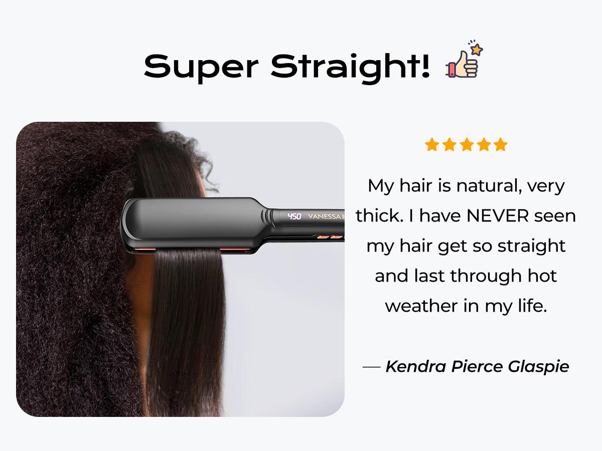 VanessaPro OneShot Hair Straightener Styling Flat Iron for Professional Salon Results and All Hair Types Hair Styling Tools