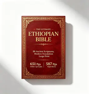 [2026 Special Edition Cover]-THE COMPLETE ETHIOPIAN BIBLE IN ENGLISH Illustrated: Includes Missing Apocrypha, Book of Enoch, Book of Ezras, Jubilees, Book of Wisdom and Other Sacred Orthodox Lost Books