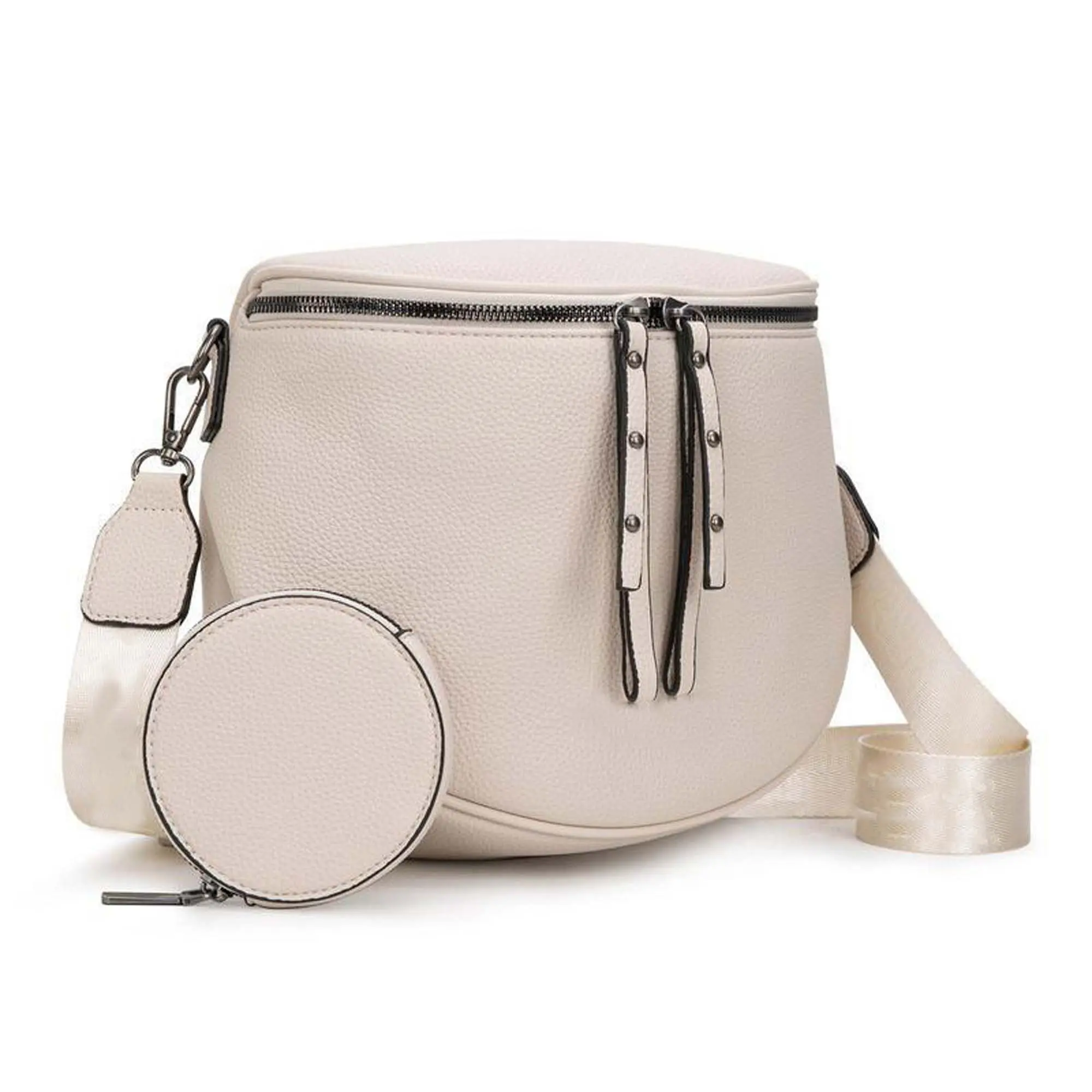 Crossbody Bags for Women PU Leather Sling Bag with Coin Purses Large Shoulder Bag Bum Bag with Adjustable Shoulder Strap