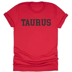 Earth Signs (Taurus, Virgo, Capricorn) Red Tees