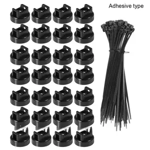 28PCS Car Wire Clips Kit – Automotive Cable Organizer Mounts with Zip Ties for Car Wiring & Dashboard Management NONE