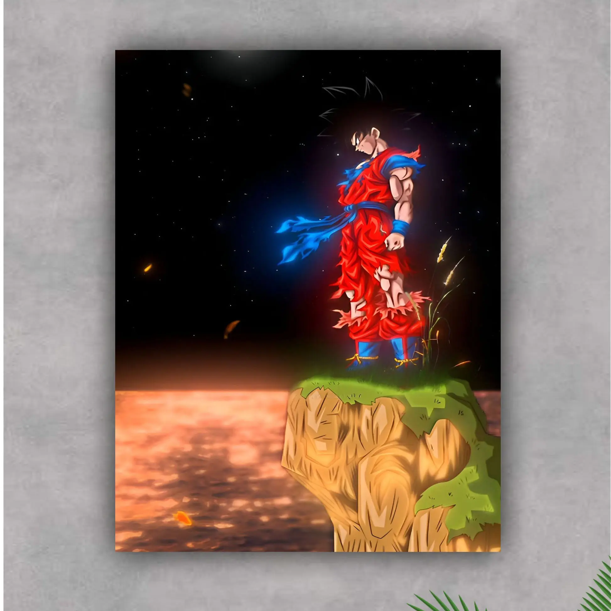 (Poster) Goku Dbz Anime Poster 1 Anime Vintage Wall Art, Gift for Maang Fans