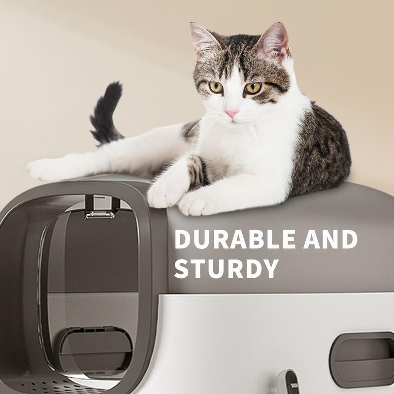 Enclosed Cat Litter Box Furniture - Extra Large Covered Design With Odor Control, High Privacy & Easy Clean | Modern Pet Toilet For Multiple Cats | For Large Cat Litter Boxes