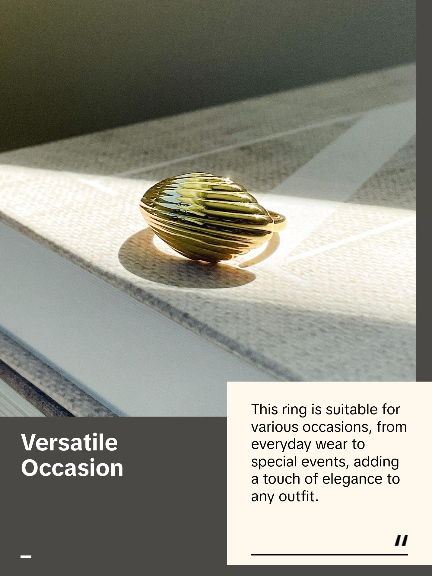 Seashell Wrap Ring