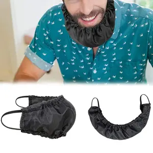 3 Pieces Beard Bonnet for Men Adjustable Facial Hair Guard Soft Bandana Cover Comfortable Breathable Ideal Father Dad Gift