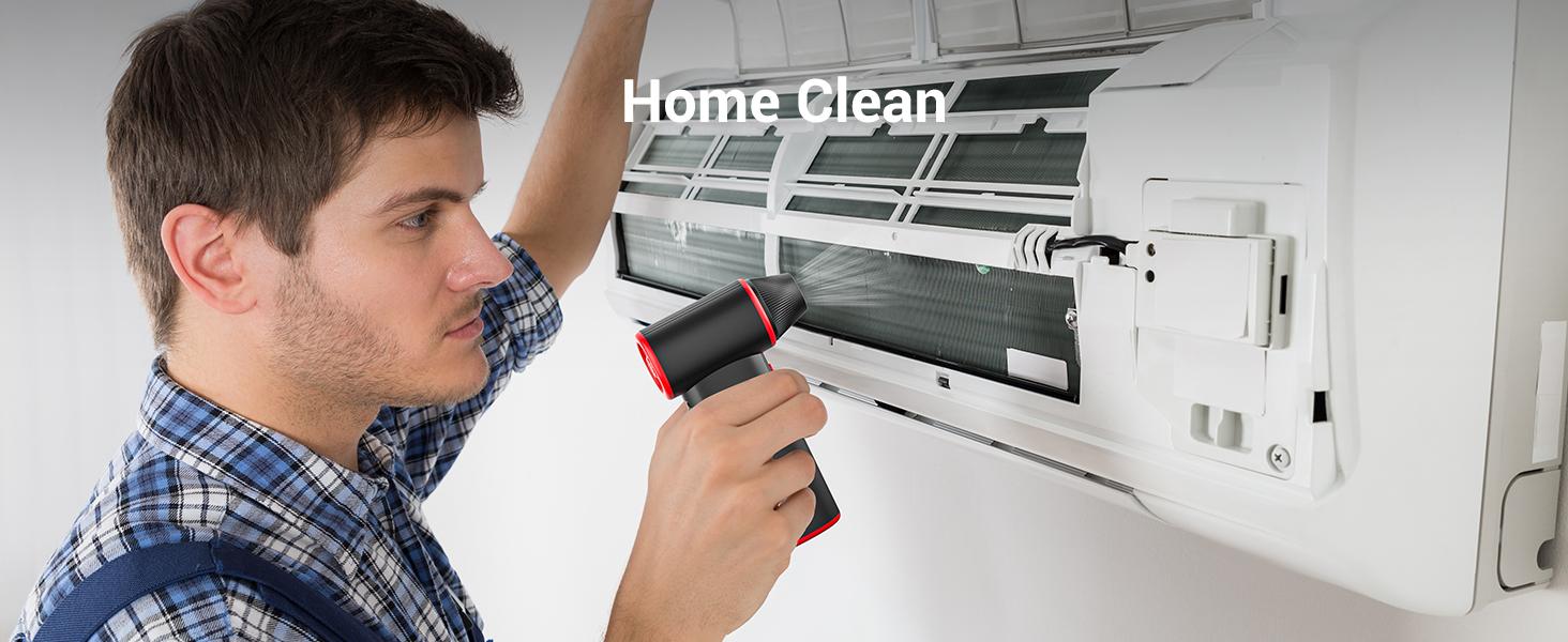 GOOLOO F3 Electric Air Duster- 110000RPM 52m/s Super Power Compressed Air, Variable Speed Canned Air with Fast Charging, Mini Dust Blower for Computer, Keyboard, House, Outdoor and Car