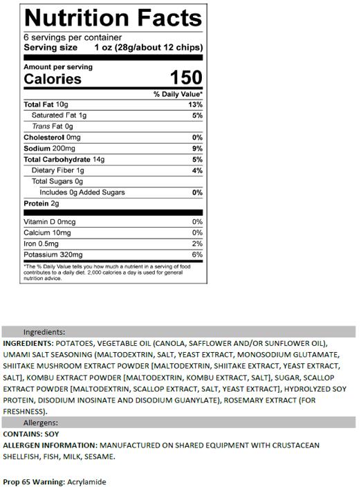 Calbee Asian Style Chips Multipack (Umami Salt, Korean-style Spicy BBQ, Chinese-style Spicy Hot Pot, Thai-style Yellow Curry) - 4 Packs, 6 oz x 4